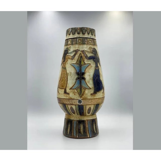 Antique Art-Deco Vase by Roger Cuerin, 1920s For Sale - Image 11 of 11