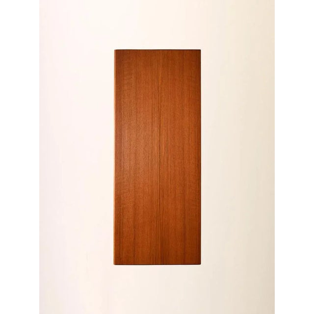 Brown Vintage Scandinavian Teak Bar Cabinet, 1950s For Sale - Image 8 of 10