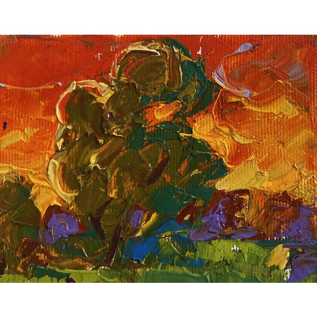 2020s Oil Painting the Summer Sky Is Burning Oleksiy Ivanyuk For Sale - Image 5 of 8