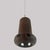 1970s Brown Glazed Ceramic Pendant Lights, Germany, 1970s, Set of 3 For Sale - Image 5 of 15