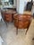 Chestnut French Marquetry Oval Side Table With 2 Drawers For Sale - Image 8 of 11