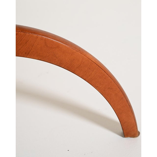 Vintage Swedish Coffee Table with Round Elm Top, 1940s For Sale - Image 6 of 9