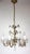 Antique Italian Gold-Plated Metal Crystal Flowers Chandelier, 1950s For Sale - Image 17 of 17
