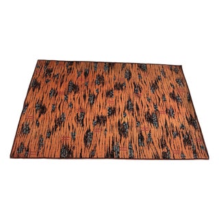 Vintage Hungarian Red Rug, 1960s For Sale