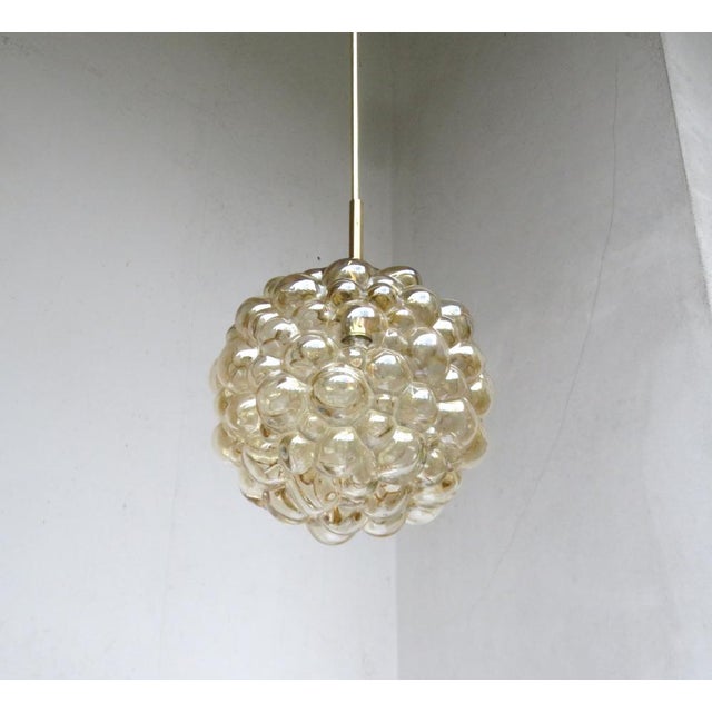 Mid-Century Modern Bubble Glass Ceiling Lamp by Helena Tynell & Heinrich Gantenbrink for Limburg, 1960s For Sale - Image 3 of 18