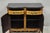 Brown Contemporary French Country Style Marble Top Painted Server Console Cabinet For Sale - Image 8 of 15