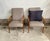 Pair of MCM French Upholstered Wooden Armchairs For Sale - Image 11 of 11