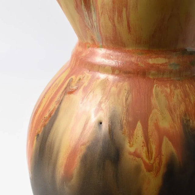 French Drip Glaze Jug by Gilbert Metenier, 1920s For Sale - Image 11 of 12