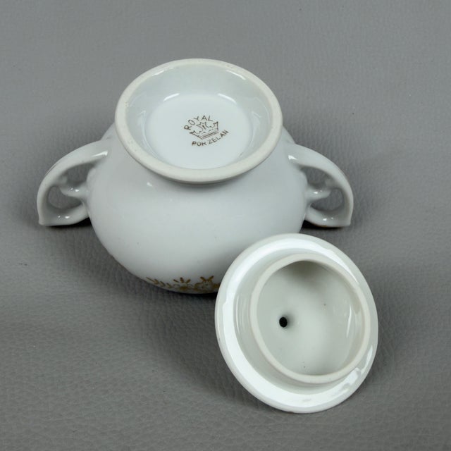 Vintage Finest Porcelain Tea Coffee Service for Nine People, Set of 19 For Sale - Image 5 of 11