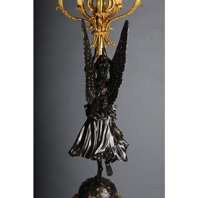 Victoria Candleholders in the style of Pierre Philippe Thomire, Set of 2 For Sale - Image 10 of 18