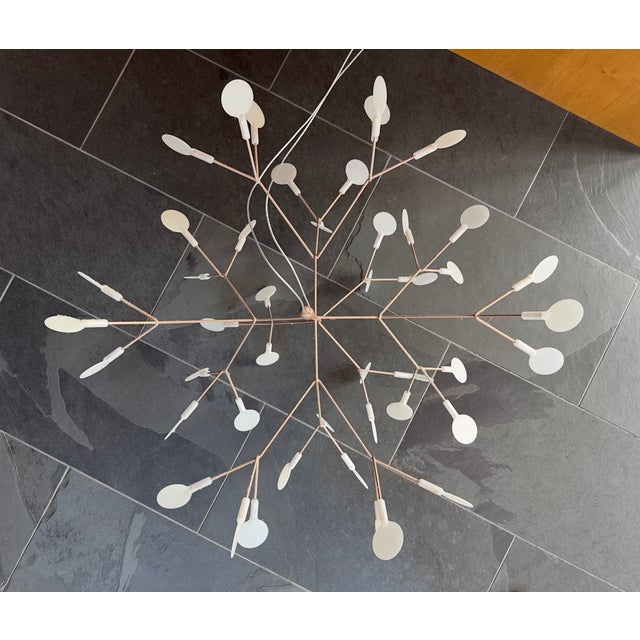 Contemporary Contemporary Moooi Heracleum II Copper Finish Chandelier - Pair For Sale - Image 3 of 7