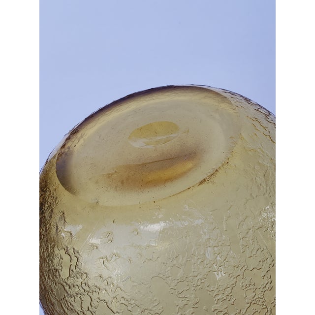 Glass 1950s Archimede Seguso Vetri d'Arte Poli Murano Glass Corroso Pitcher Jug For Sale - Image 7 of 7