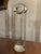Vintage Mid-Century Hand Blown Clear Glass Bullicante Bud Vase For Sale - Image 10 of 10