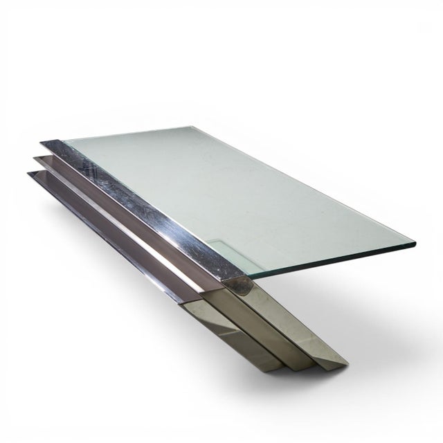 J. Wade Beam for Brueton Mid Century Cantilevered Coffee Table For Sale In Chicago - Image 6 of 6