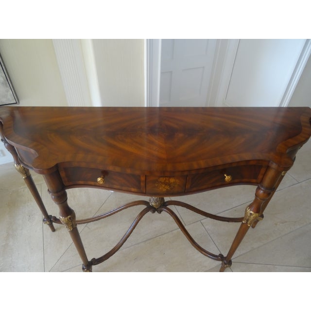 Maitland - Smith Maitland Smith Nathan Console Tables a Pair For Sale - Image 4 of 12