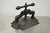 Antique 19th C. Cast Iron Classical Figural Dolphin Victorian Book Press For Sale - Image 12 of 12