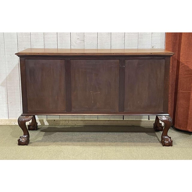 Early 20th Century English Mahogany Sideboard For Sale - Image 11 of 18