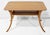 Mid-Century Modern walnut klismos leg coffee table or cocktail table designed by T.H. Robsjohn-Gibbings for Widdicomb...