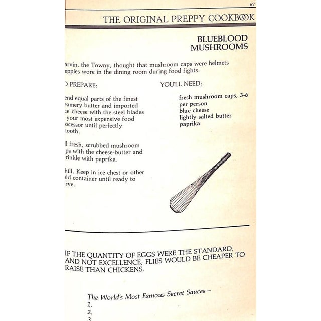 "The Original Preppy Cookbook" 1981 Arneson, d.j. For Sale - Image 4 of 12