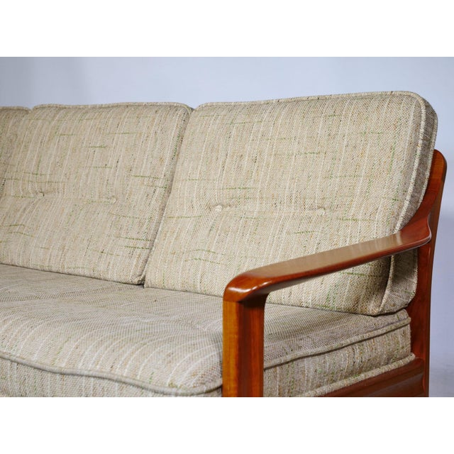 Vintage Scandinavian Teak 3-Seater Sofa, 1970s For Sale - Image 10 of 11