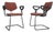 Circle Software Group Nimbus 2103 Chairs by Peter de Boer for Gispen, 1983, Set of 2 For Sale