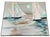 Vintage Oversized Contemporary Coastal Sailboat Painting in Brass Frame, Signed For Sale