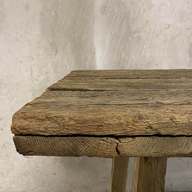 Wooden Worktable by D'Atelier For Sale - Image 4 of 12