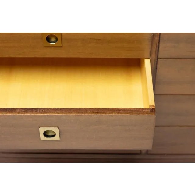 1960s Chest of Drawers Set in Walnut, 1965, Set of 2 For Sale - Image 5 of 8