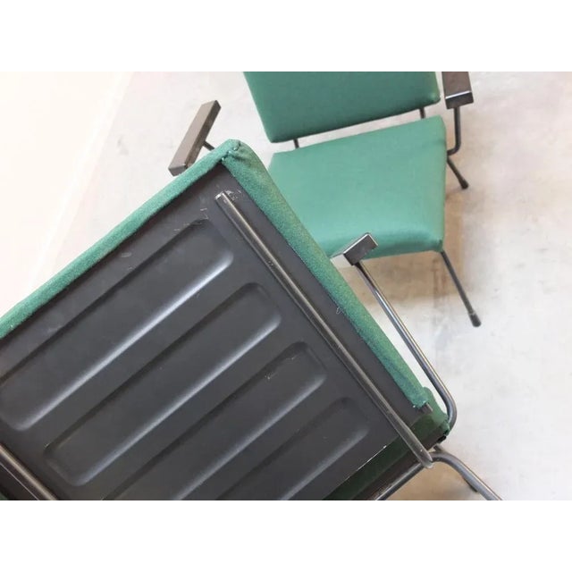 Set of Modernist 1401 Easy Chairs by Wim Rietveld for Gispen, 1950s For Sale - Image 14 of 18
