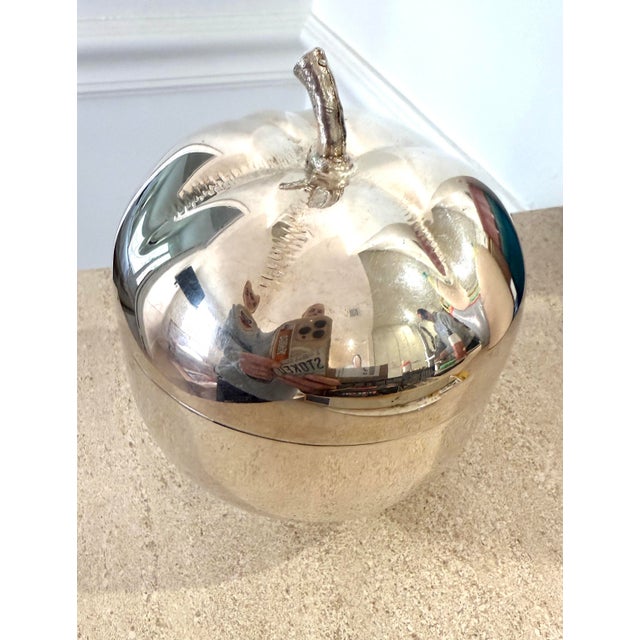 Buccellatti Style Silver Apple Box For Sale - Image 9 of 9