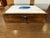Design Plus Gallery presents a Wooden Keepsake Box with Agate Slice. The box is made of solid wood with a medium brown...