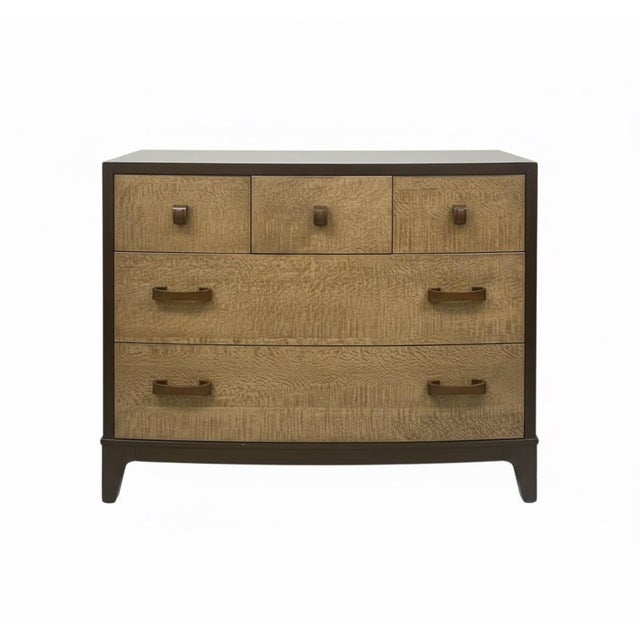 Mid-Century Modern A Pair of Modern Two-Tone Commode Chests For Sale - Image 3 of 7