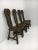Belgian Brutalist Dining Chairs from De Puydt, 1970s, Set of 4 For Sale - Image 6 of 17