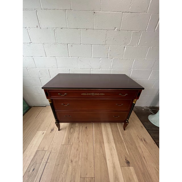 RWAY Regency RWay Dresser, Antique Wood, Elegant Design, Vintage Storage For Sale - Image 4 of 12
