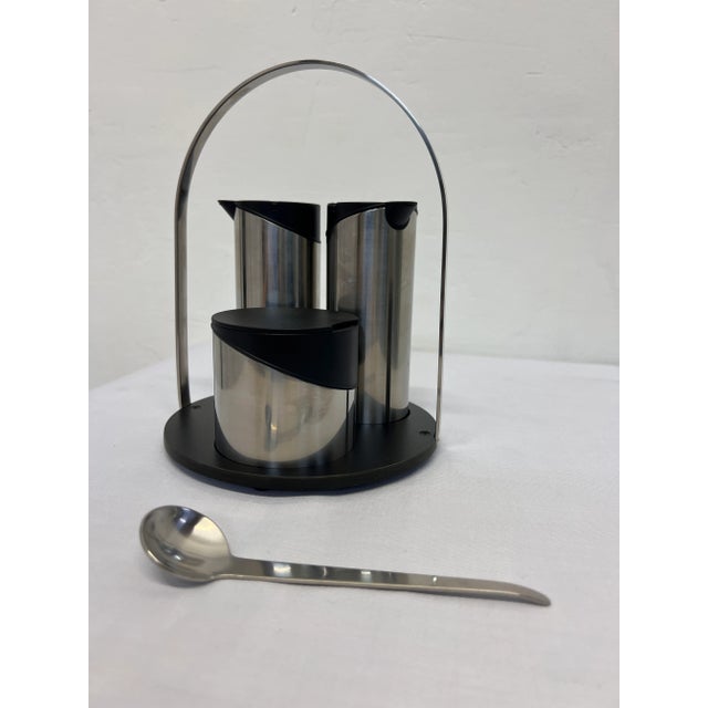 Silver Jørgen Møller Mid-Century Complet Tray Set for Royal Copenhagen For Sale - Image 8 of 13