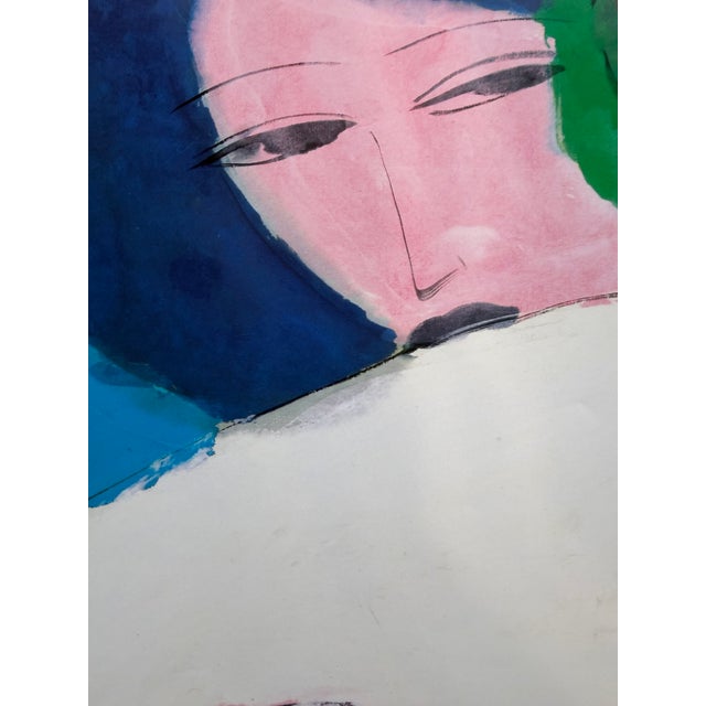 Walasse Ting (1929–2010), Girl With a Cat Galerie Asbæk, Copenhagen, 1987, Copyright Walasse Ting, New York/Yves Riviere, Paris For Sale - Image 6 of 11