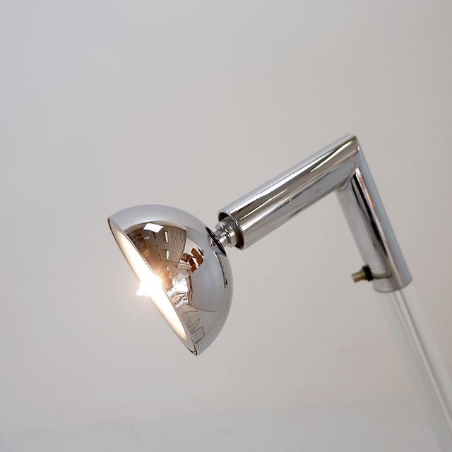 Postmodern Translucent Acrylic Glass Table Lamp, 1980s For Sale - Image 5 of 14