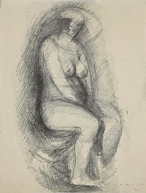 Marino Marini, Figure, Lithograph, 1944