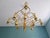 Large Geometric Brass Chandelier by Gaetano Sciolari for Boulanger, 1970s For Sale - Image 9 of 18