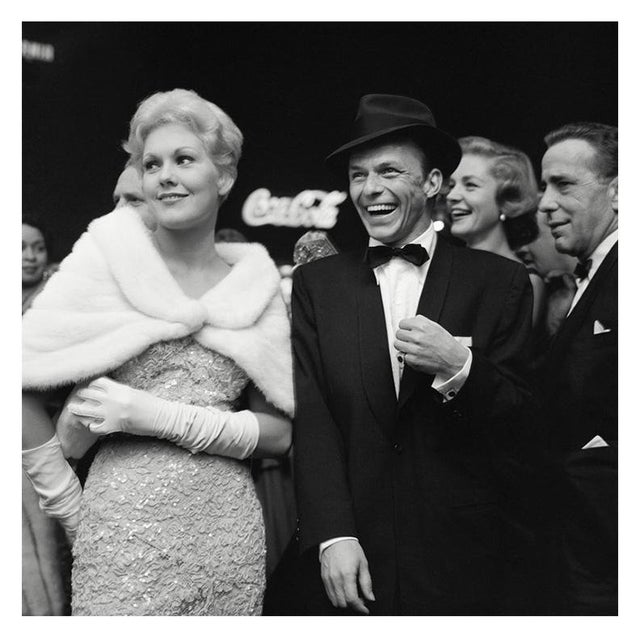 Kim Novack, Frank Sinatra, Lauren Bacall and Humphrey Bogart Attend "The Desperate Hours" Unframed Archival Pigment Print For Sale