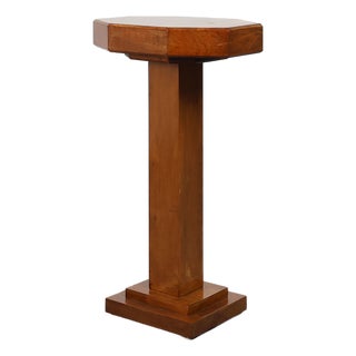 Art Deco Side Table with Drawers & Integrated Ashtray, France, 1925 For Sale