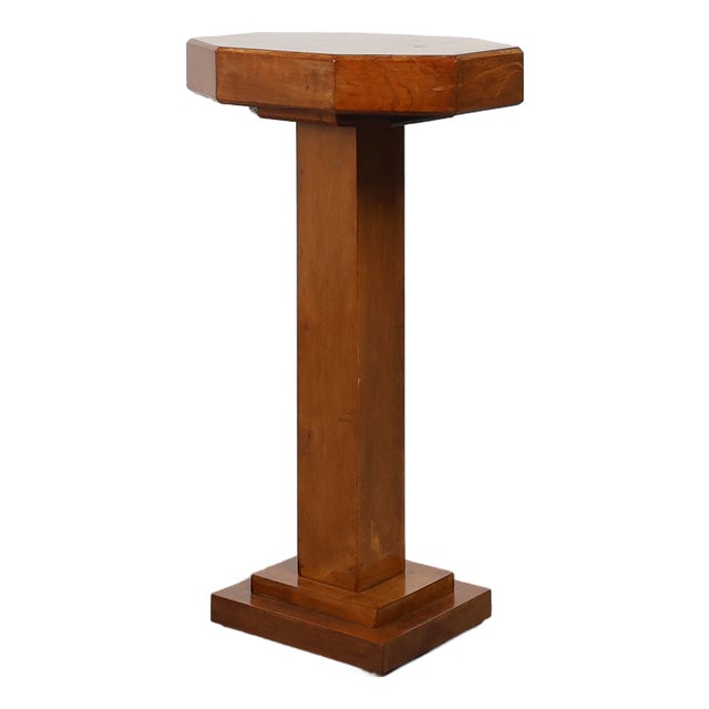 Art Deco Side Table with Drawers & Integrated Ashtray, France, 1925 For Sale