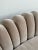 Vintage Fluted Back Sofa in Stone Velvet For Sale In Los Angeles - Image 6 of 10