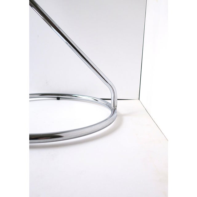 Chrome Glass Drinks Table For Sale - Image 12 of 12