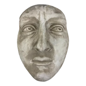 Mid Century Vintage Plaster Figural Wall Sculpture