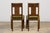 Set of 10 Mid-19th Century French Directoire Walnut Dining Chairs in Olive Green For Sale - Image 18 of 18