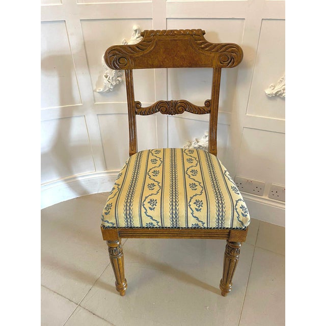 Antique Faux Birds Eye Maple Dining Chairs, 1920, Set of 8 For Sale - Image 9 of 18