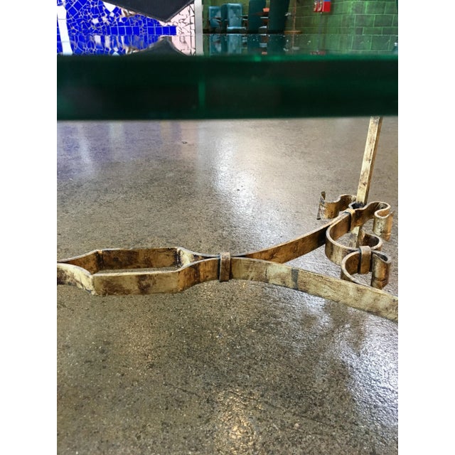 Gothic Style Gilt-Iron & Glass Coffee Table Spain For Sale In Denver - Image 6 of 13