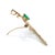 14k Yellow Gold Emerald and Diamond Studded Horse Rider Brooch For Sale In New York - Image 6 of 9