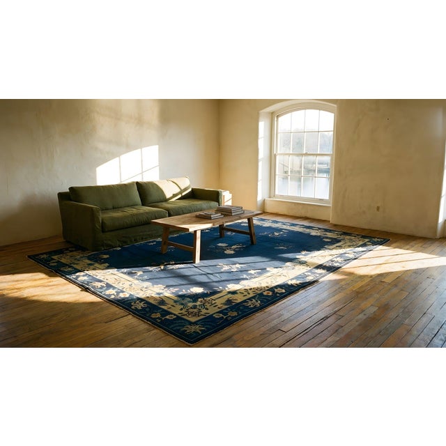 Antique Chinese Peking Rug. For Sale - Image 12 of 14